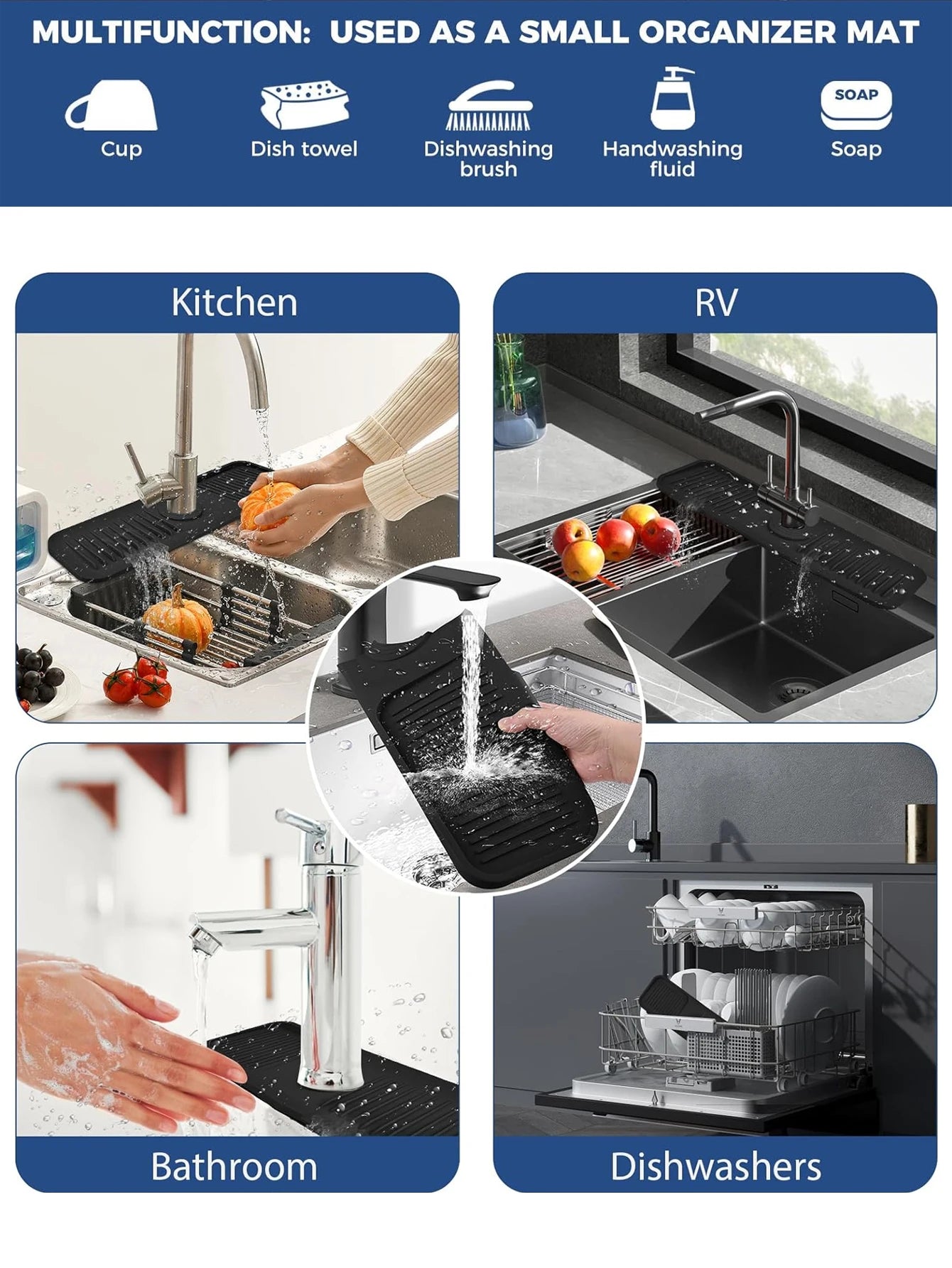 Silicone Fast-Draining Mat