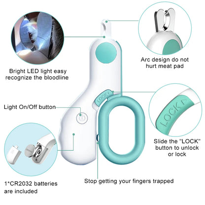 LED Pet Nail Clippers